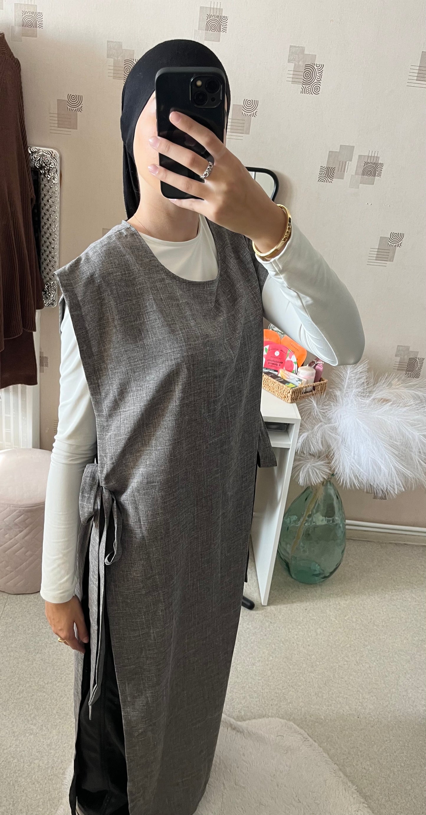 Abaya sans manches Luna
