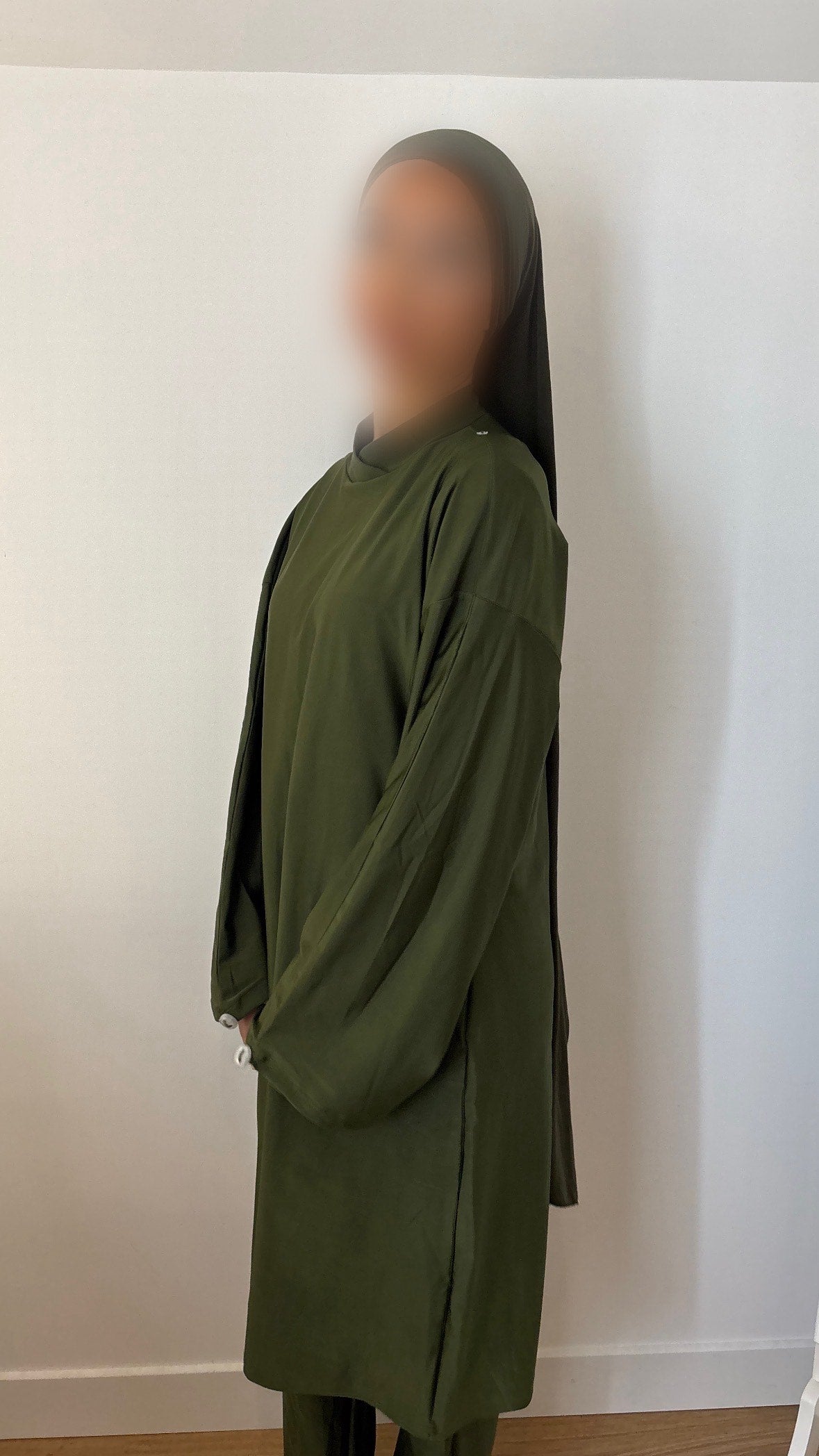 Burkini ample vert kaki