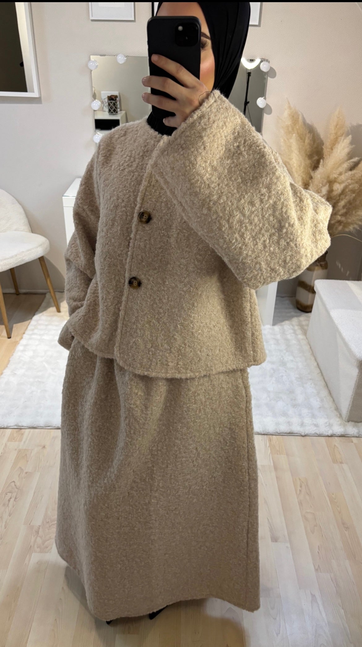 Ensemble jupe fluffy