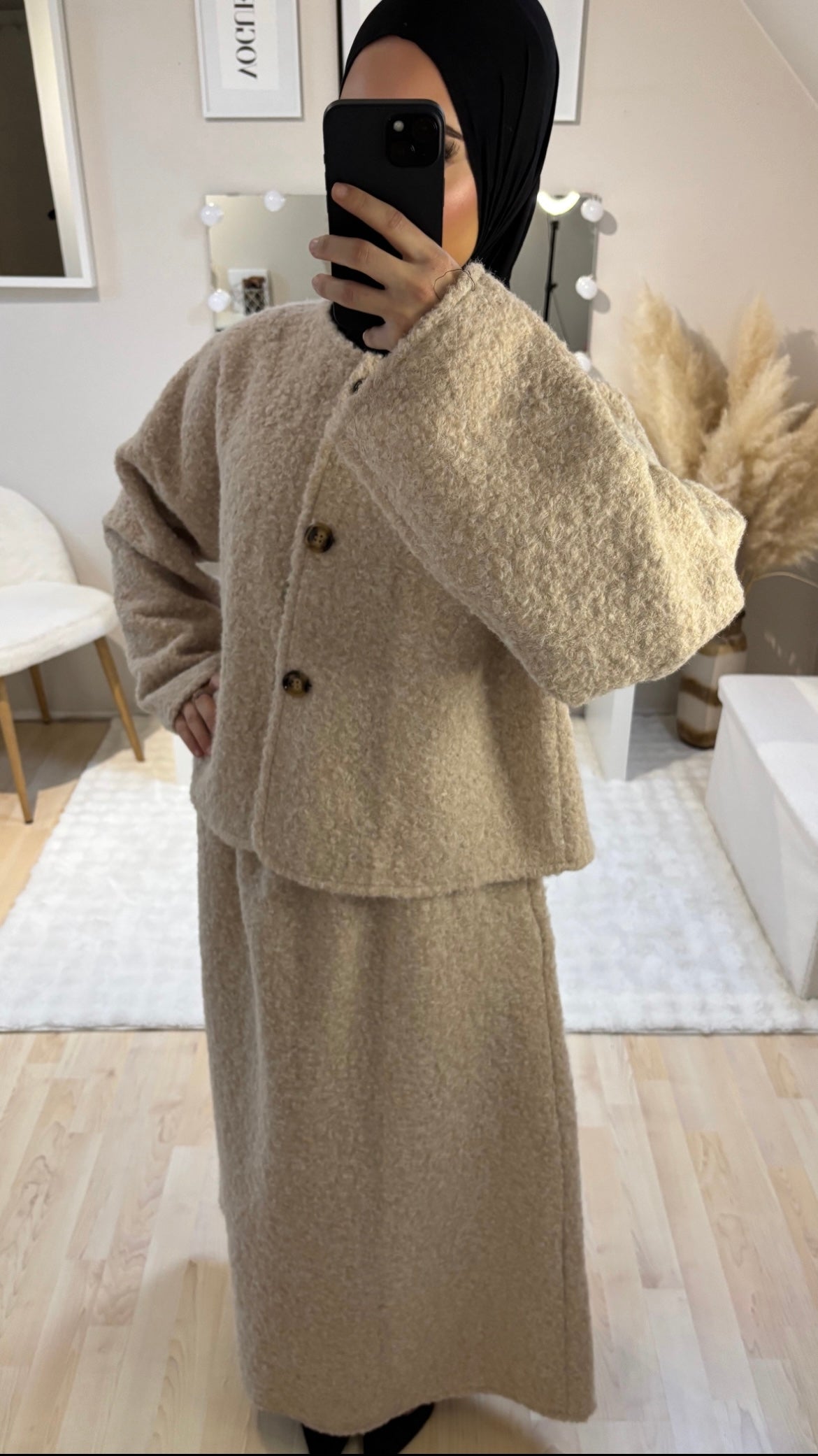 Ensemble jupe fluffy