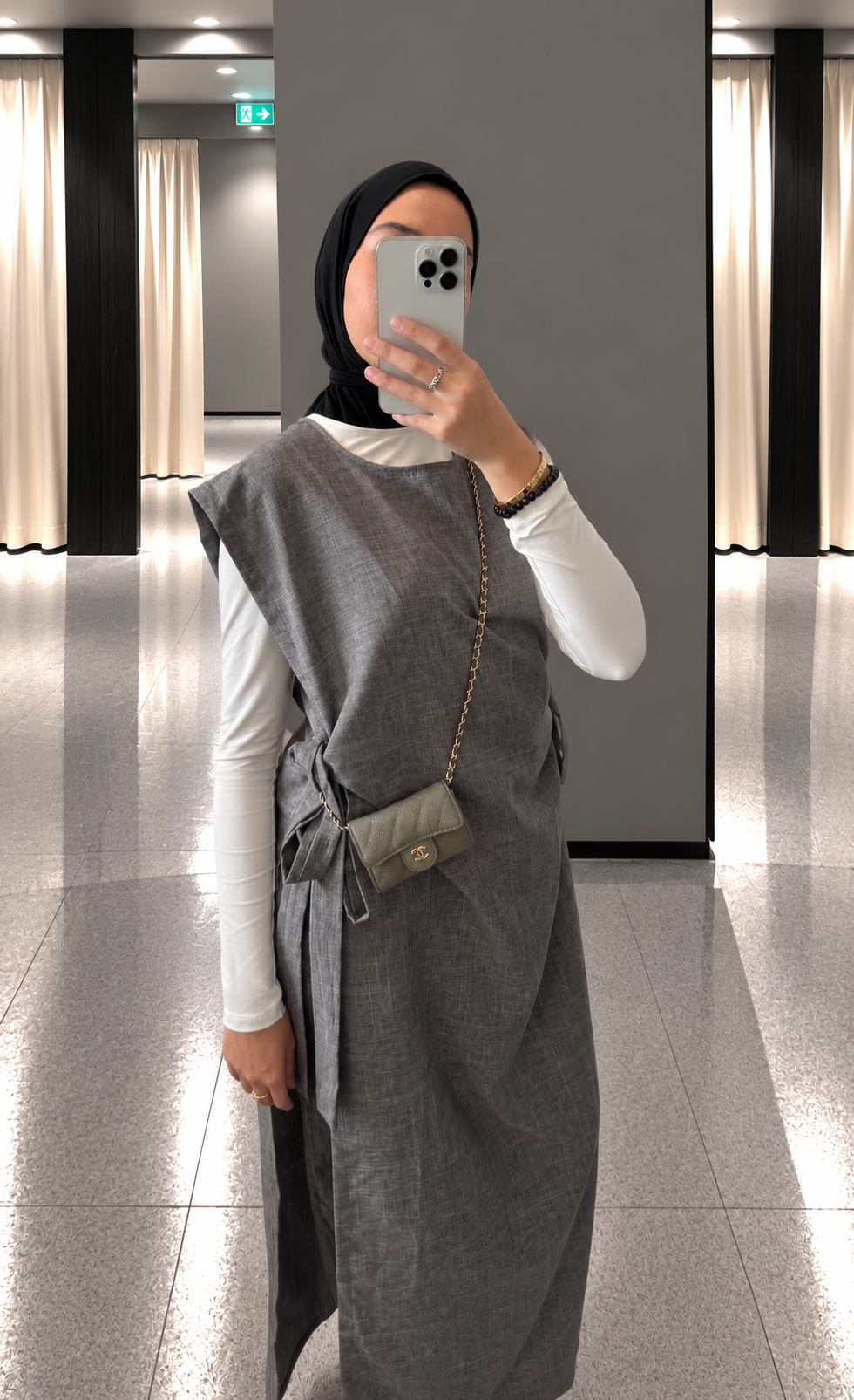 ABAYA SANS MANCHES LUNA