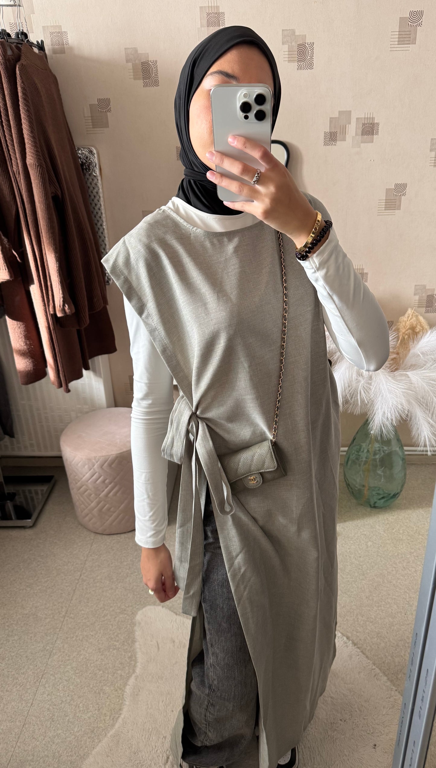 Abaya sans manches Luna