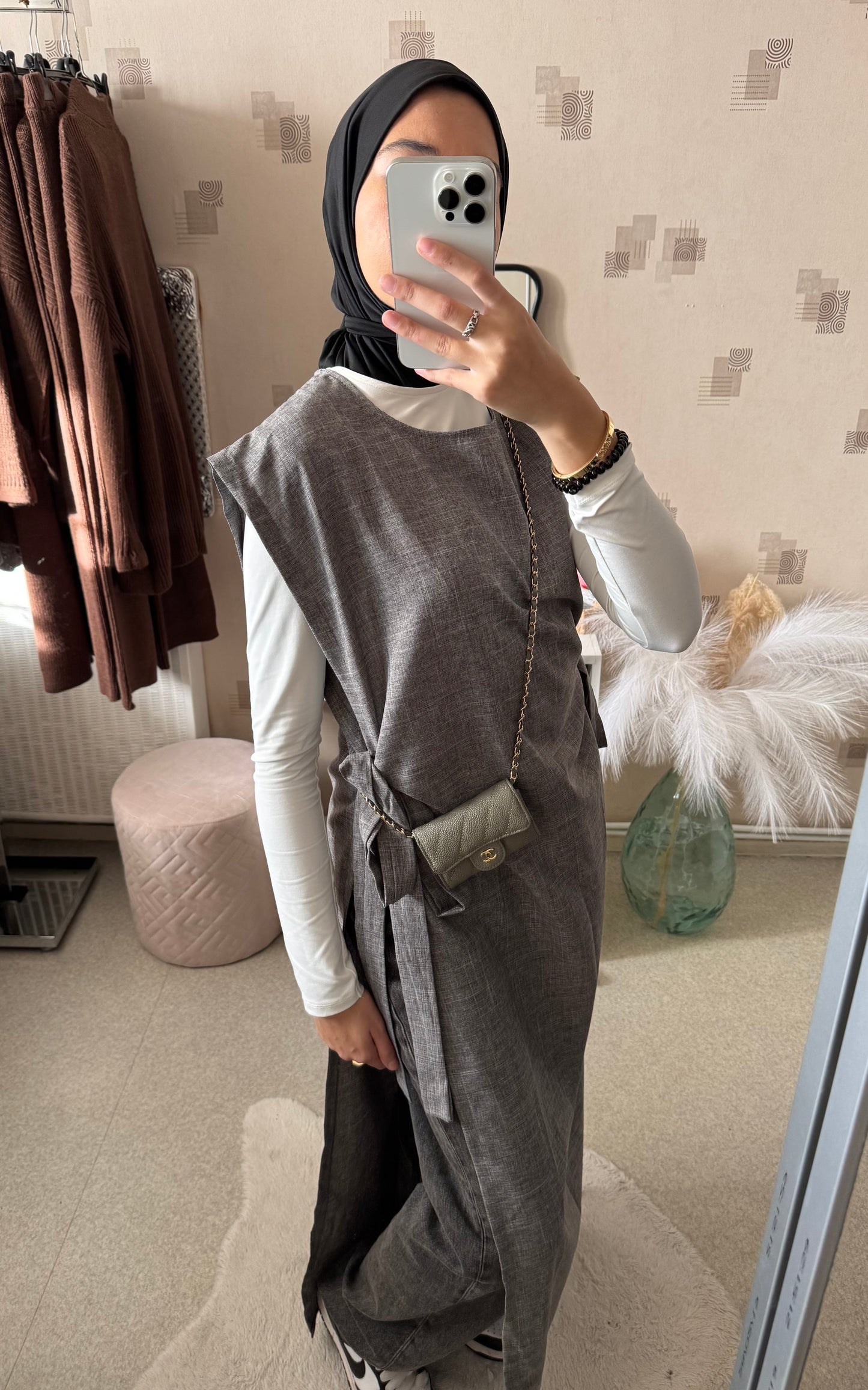 Abaya sans manches Luna