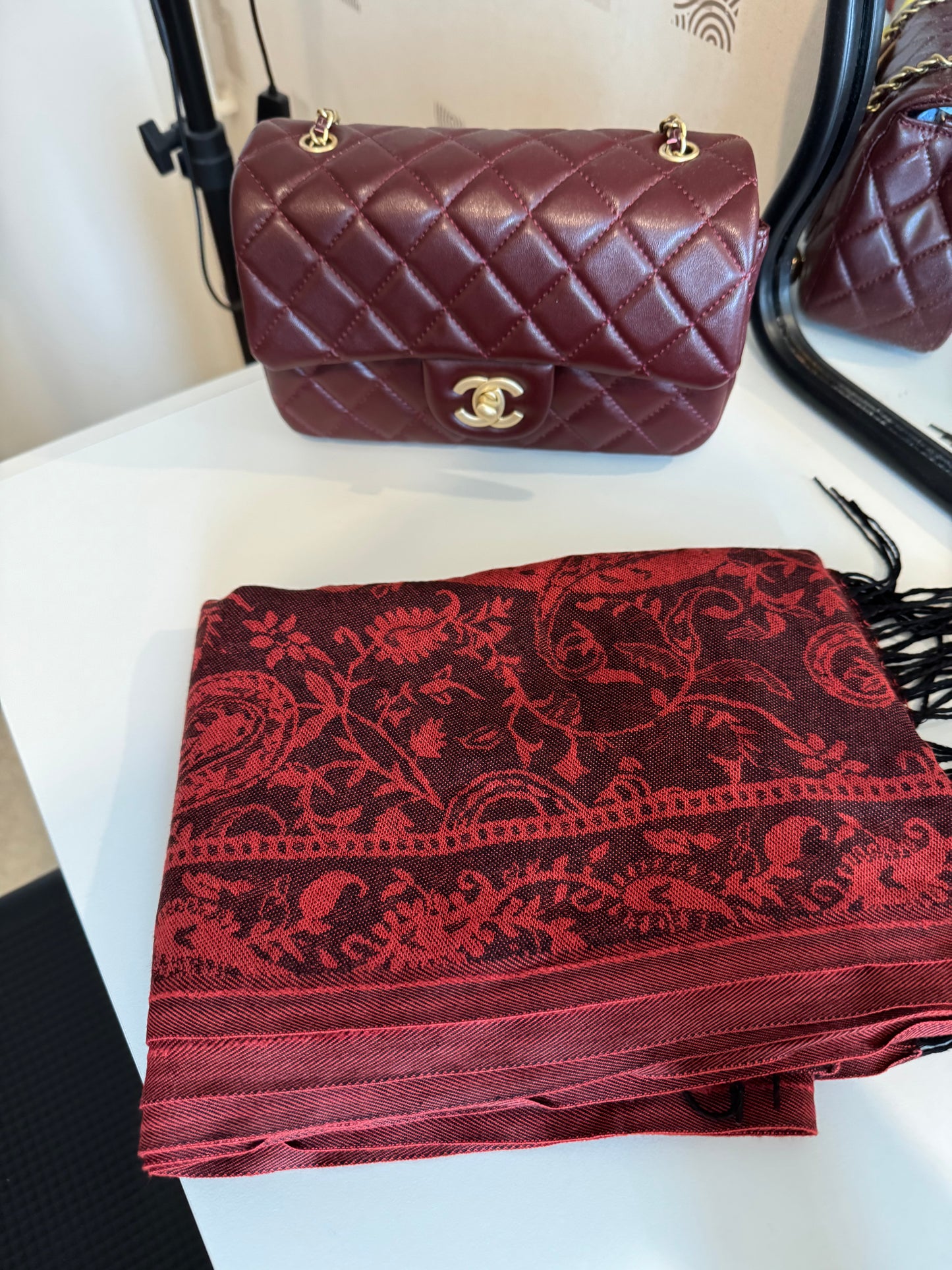 HIJAB PASHMINA ROUGE