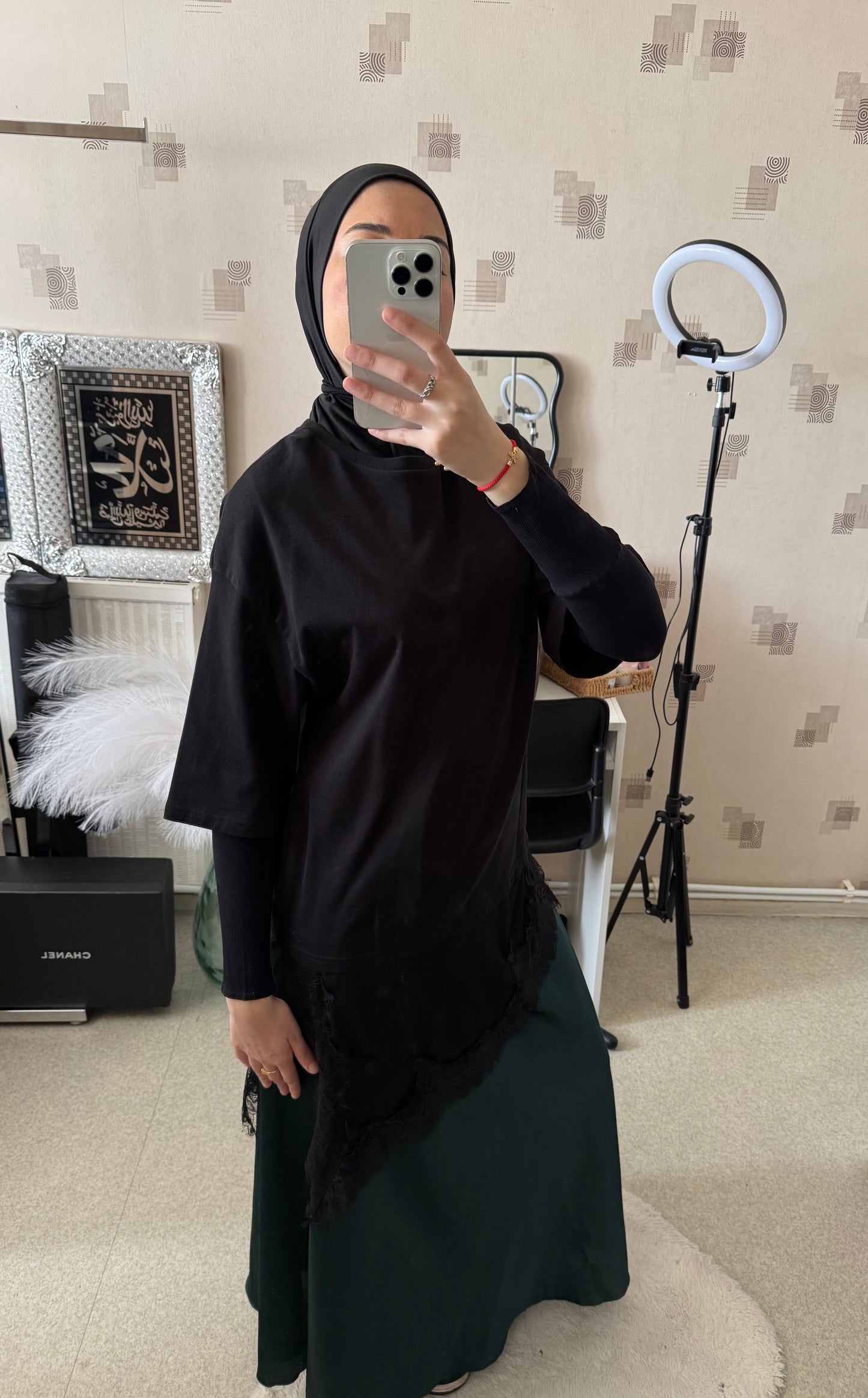 JUPE SATINÉE