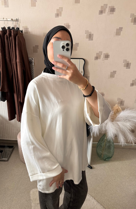 T-shirt oversize blanc