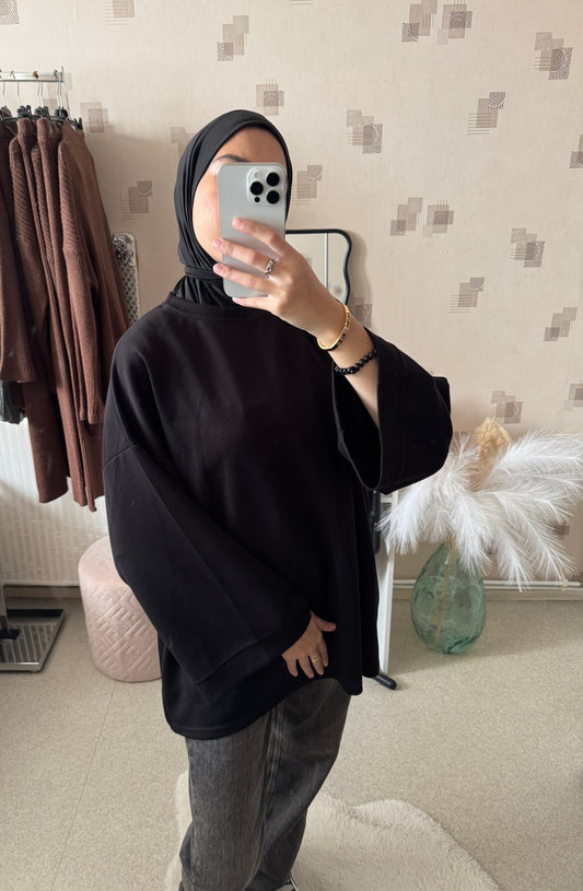 T-shirt oversize noir