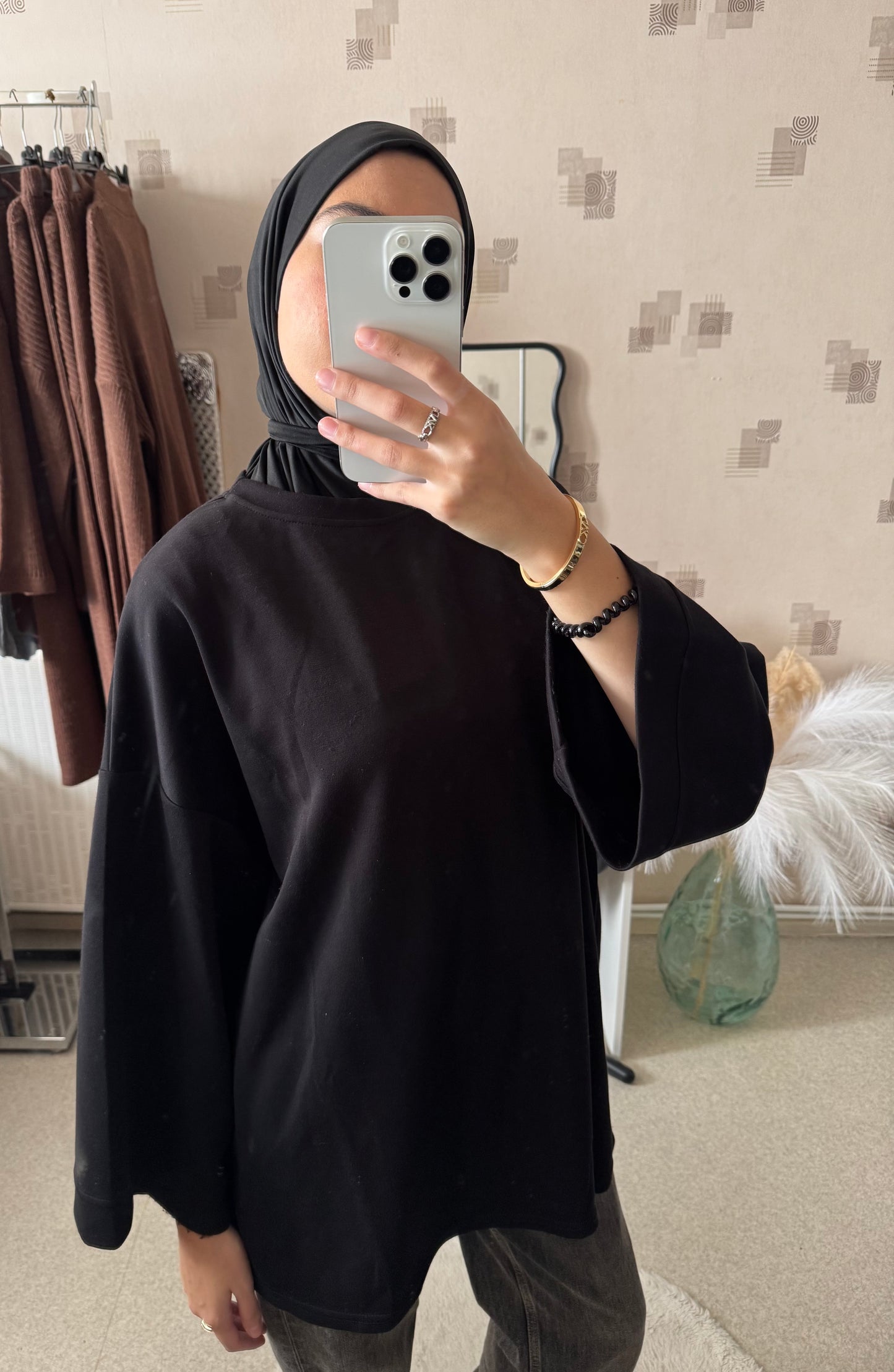 T-shirt oversize noir